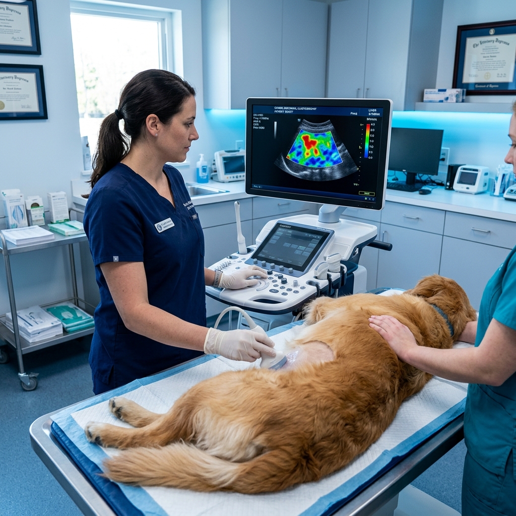 Ultrassom associado a elastografia veterinária no IRV